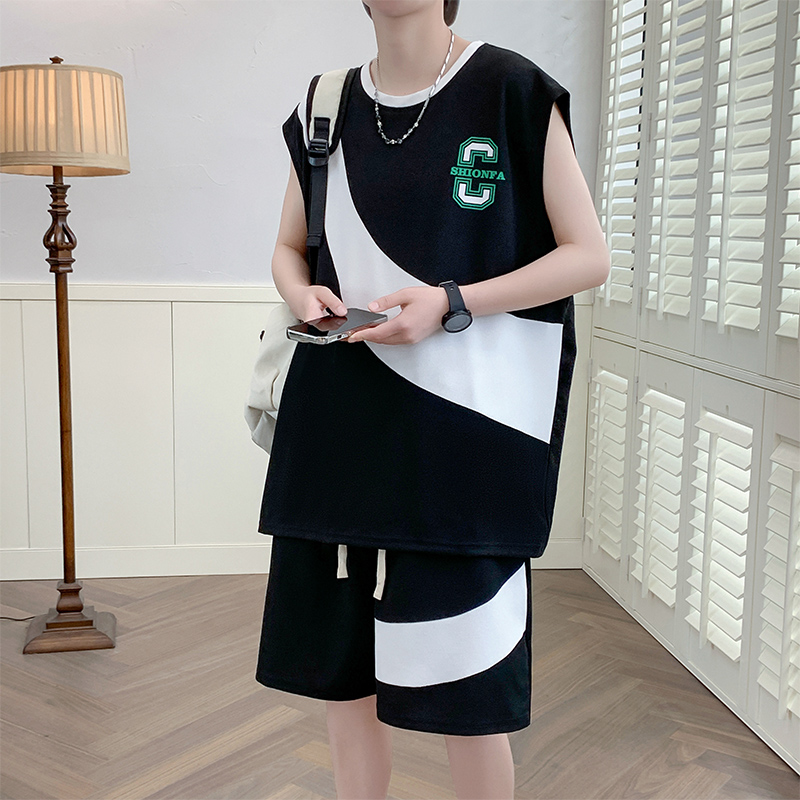 Shirt Camp Collar - Set Pakaian Olahraga Kasual Pria 2