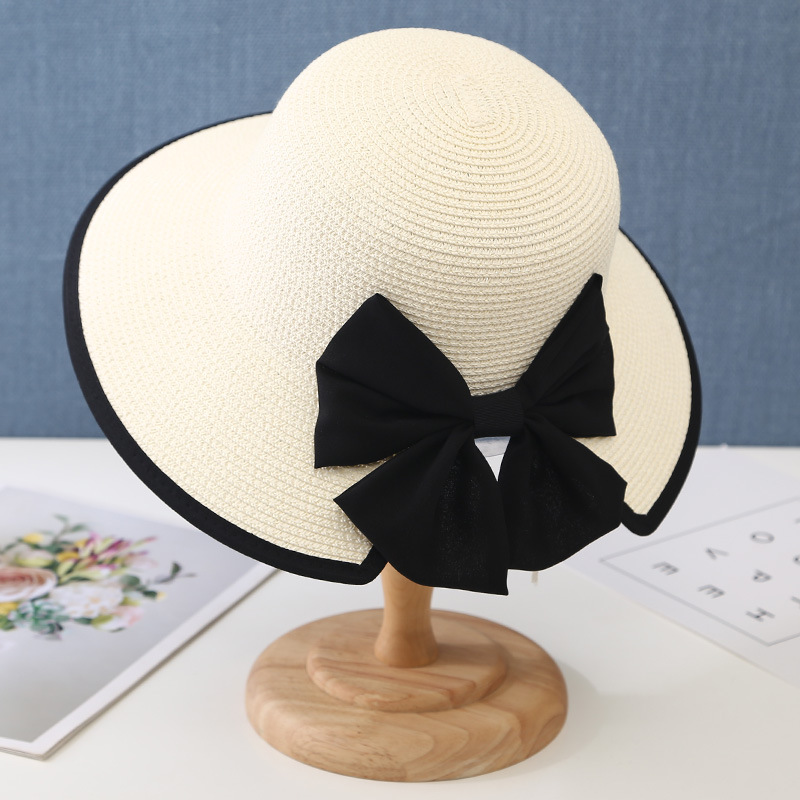 K189 Topi Wanita Topi Pantai P - Bucket Hat Straw ulasan dan harga